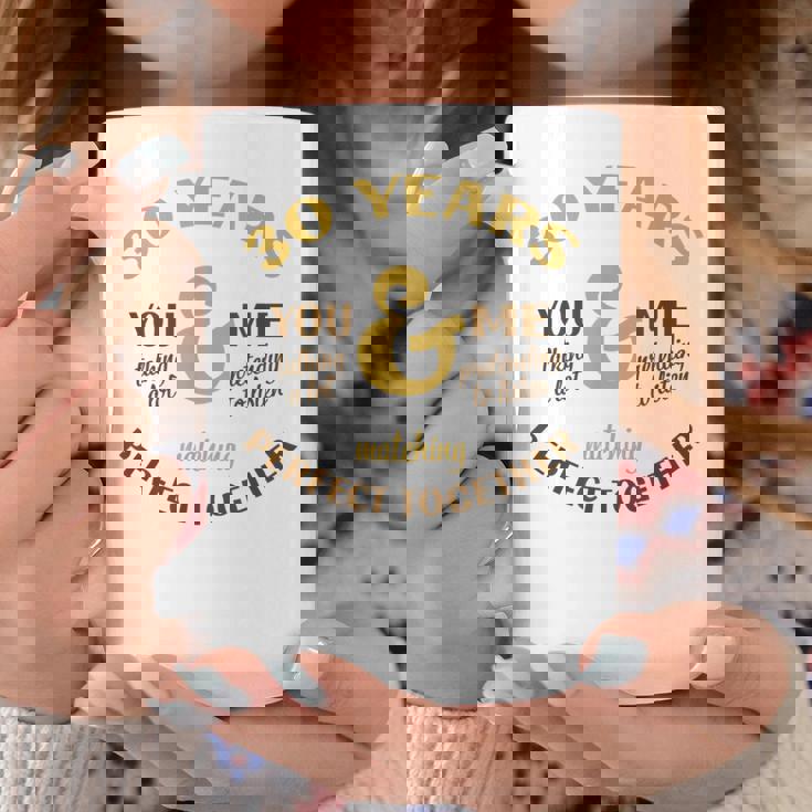 30年 一緒に完成 30周年 おそろい カップル コーヒーマグ 面白い贈り物