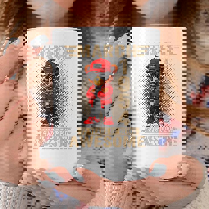 3月 72歳の誕生日 男性 女性 1954年 素晴らしいテディベア コーヒーマグ 面白い贈り物