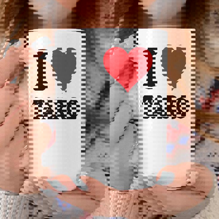 I Heart Taro 名 I Love パーソナライズ コーヒーマグ 面白い贈り物