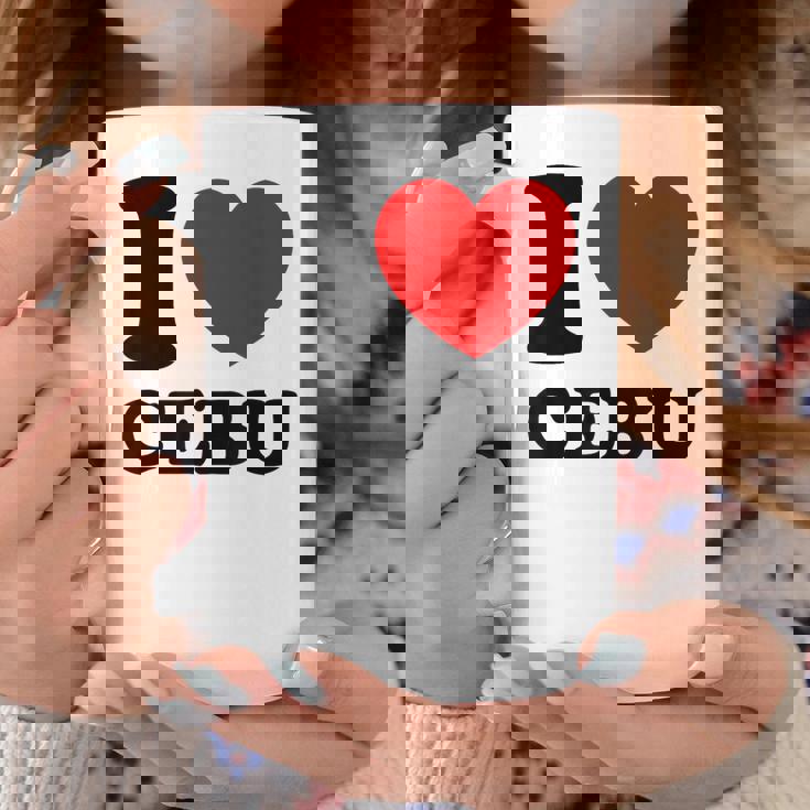 I Love Cebu フィリピン フィリピン人 コーヒーマグ 面白い贈り物