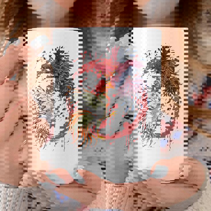 Rooster Cock Fight Chicken ノベルティ ファーマーズギフト コーヒーマグ 面白い贈り物