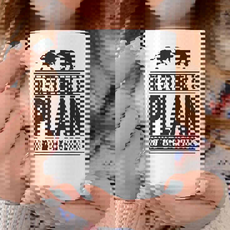 Trade The Plan Not Your Emotions デイトレーダー Trading 株式 証券取引所 コーヒーマグ 面白い贈り物