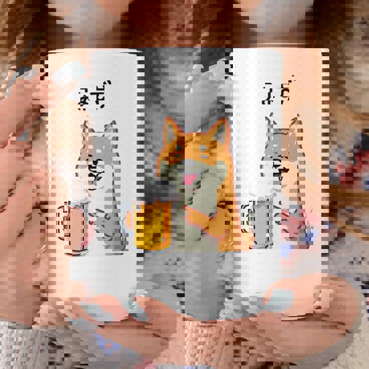 【みず】 柴犬 ビール 酒 生ビール 水 酒好き飲酒 おもしろ 面白い ネタ ウケ狙い お酒 コーヒーマグ 面白い贈り物