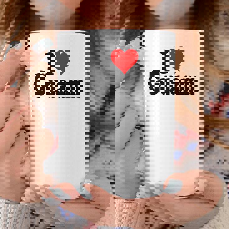 アイラブハートグアムグアマニアンプライド コーヒーマグ 面白い贈り物