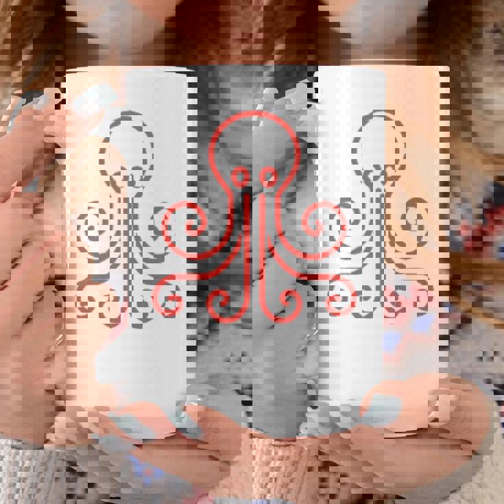 イカ 動物 面白い小さなタコ シンプルなイカ コーヒーマグ 面白い贈り物