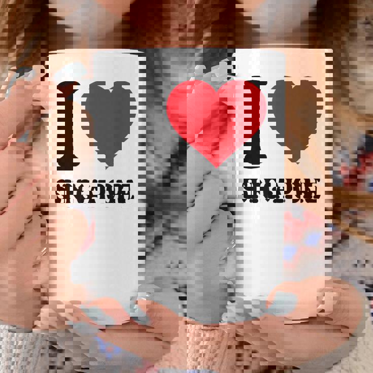 シンガポールへの愛をシンプルに伝える一枚 コーヒーマグ 面白い贈り物