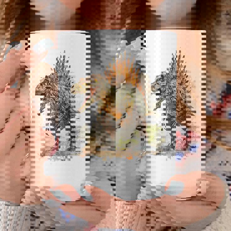 スピノサウルス 恐竜モチーフ イラスト スピノサウルス コーヒーマグ 面白い贈り物