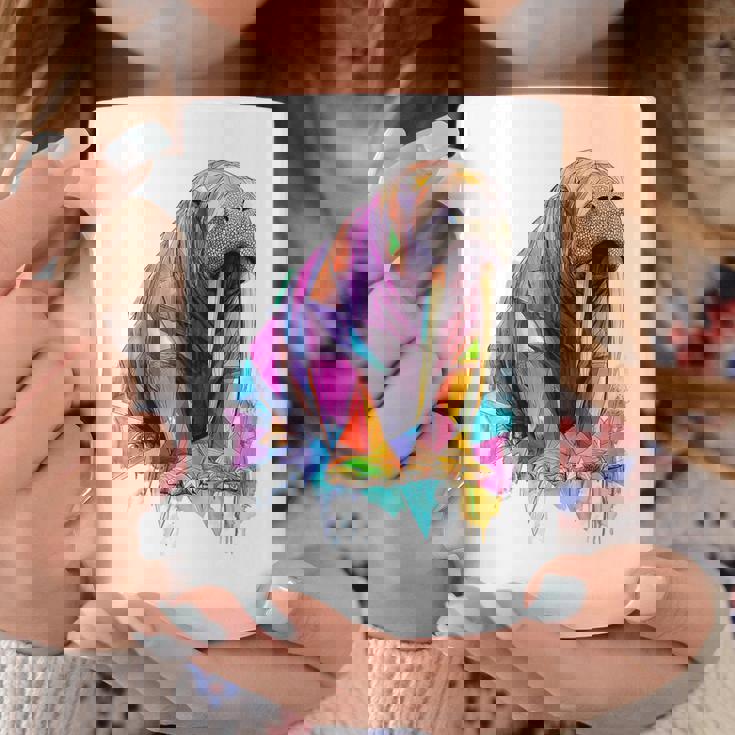 セイウチ 動物 モチーフ イラスト セイウチ コーヒーマグ 面白い贈り物