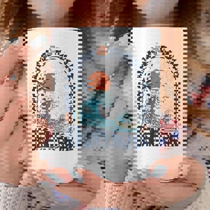 ソルトウォーターフラワー 花びら ハワイ 夏のビーチ愛好家 バック コーヒーマグ 面白い贈り物