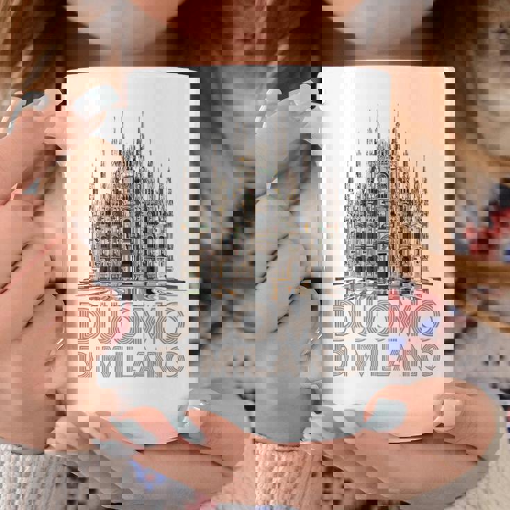 ドゥオーモ・ディ・ミラノ大聖堂のイラスト コーヒーマグ 面白い贈り物
