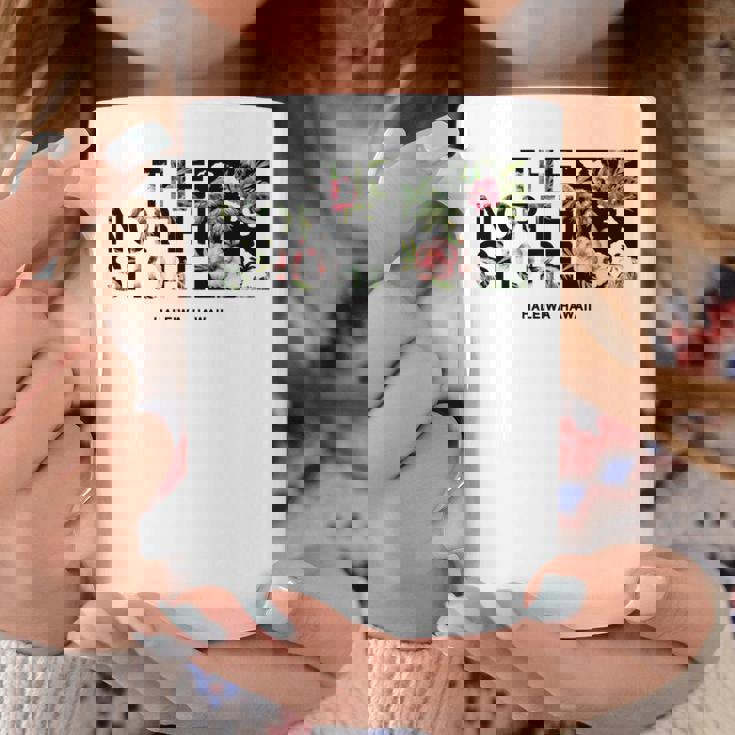 ハワイ ヴィンテージスタイル ノースショア ハレイワ ヤシの木 長袖tシャツ コーヒーマグ 面白い贈り物