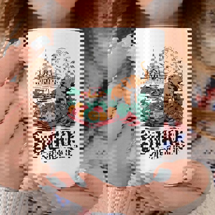 バンコク タイ 象 寺 果物 お土産 コーヒーマグ 面白い贈り物