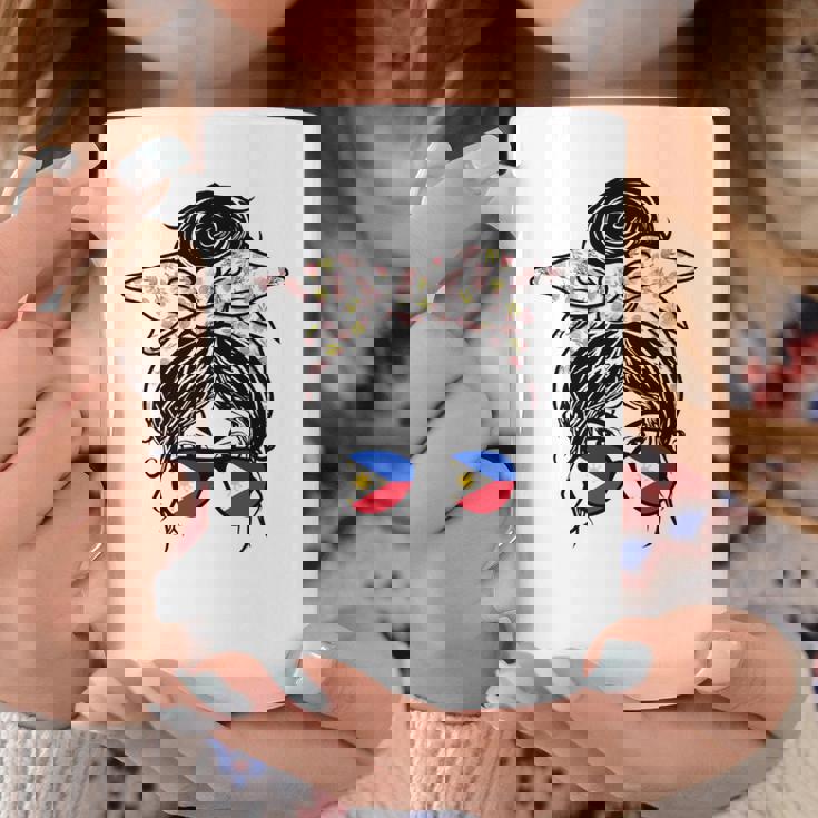 フィリピン 散らかった団子 バンダナ付き フィリピン国旗グラス 長袖tシャツ コーヒーマグ 面白い贈り物