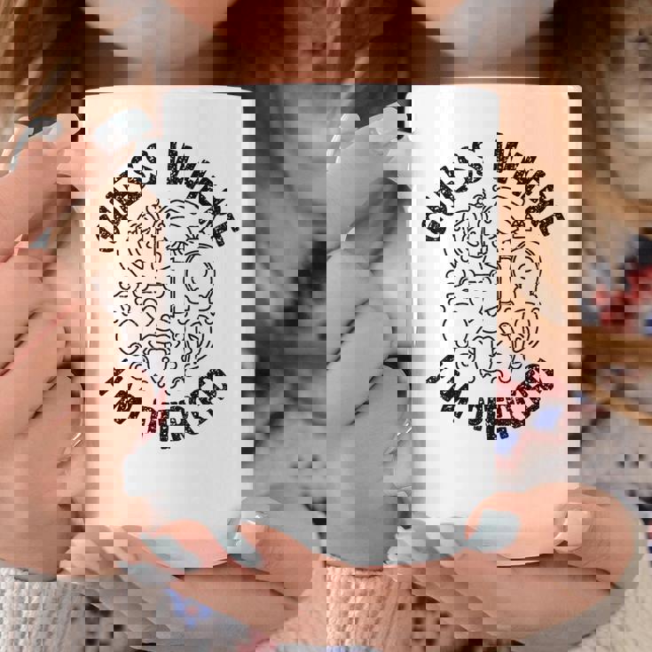 ボディピアス Guess Where I'm Pierced アンティーク調デザイン コーヒーマグ 面白い贈り物