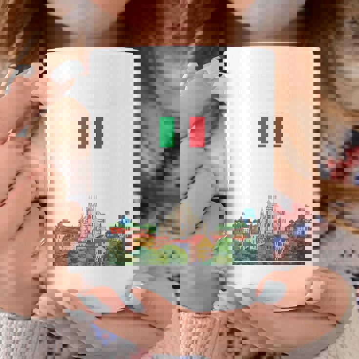 ミラノ お土産 イタリア 旅行 ミラノ バケーション イタリア国旗 コーヒーマグ 面白い贈り物