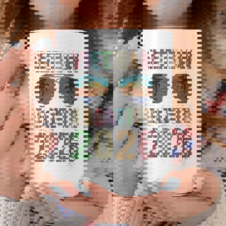 レトロ ベトナム バケーション 2026 旅行 ビーチ 旅行 マッチング コーヒーマグ 面白い贈り物