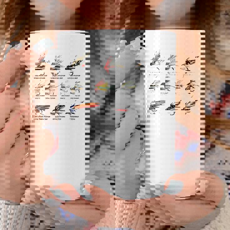 ヴィンテージ フライフィッシングルアー カラーtシャツ コーヒーマグ 面白い贈り物