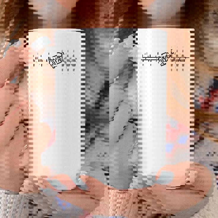 亜酸化窒素nosの前後のファニーマイハートレート コーヒーマグ 面白い贈り物