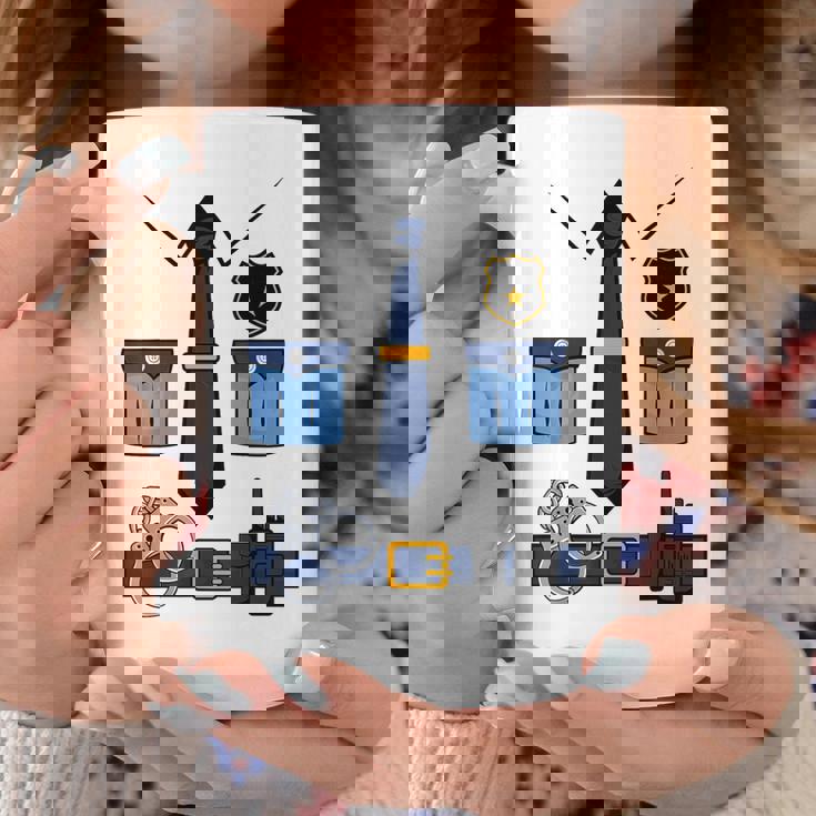 子供の男性の女性の警察官の衣装 コーヒーマグ 面白い贈り物