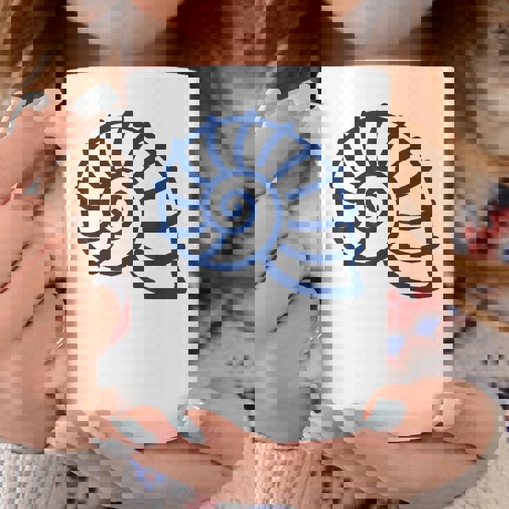 海のユーモア シンプルでミニマルな貝殻 貝殻 コーヒーマグ 面白い贈り物