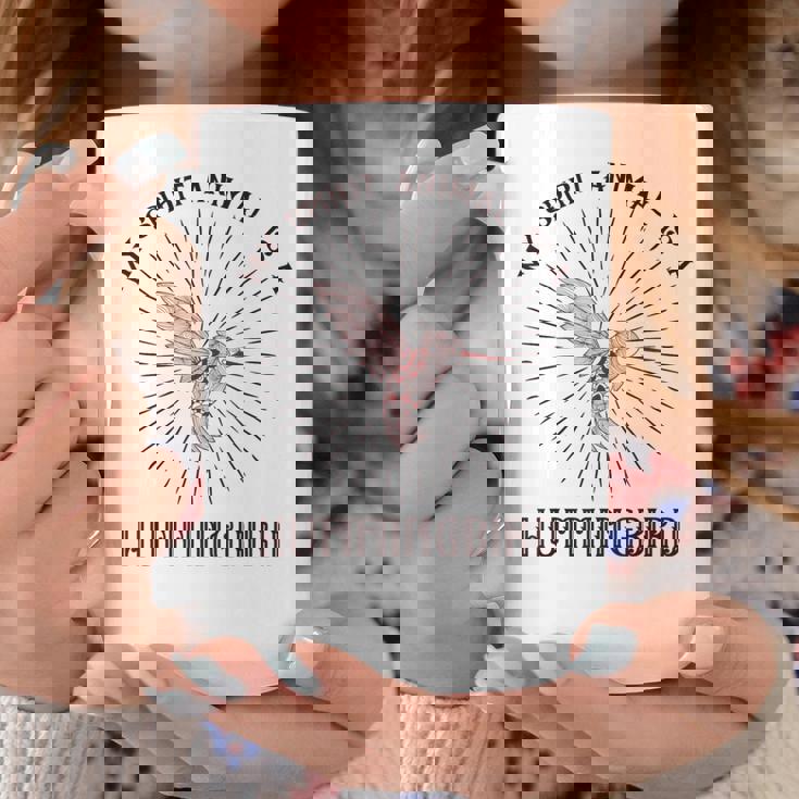 私のスピリットアニマルはハミングバード コーヒーマグ 面白い贈り物