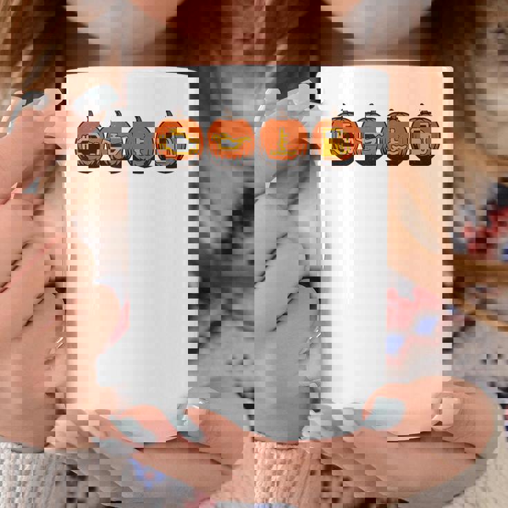 車の警告灯 面白いメカニック ハロウィン パンプキン オレンジ コーヒーマグ 面白い贈り物