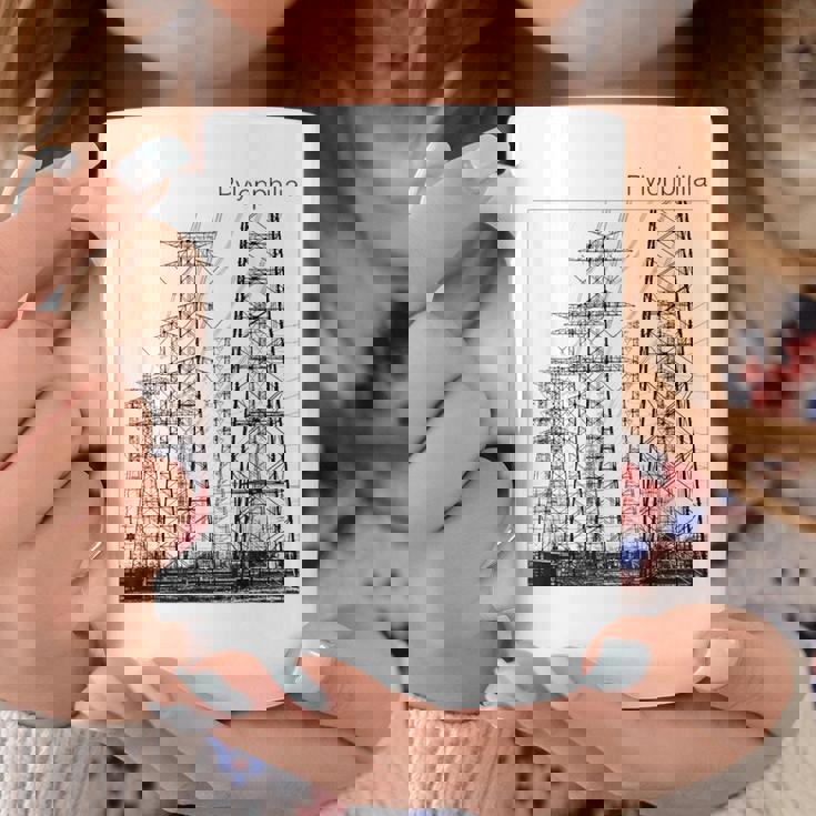 送電鉄塔 -Pylonphilia- コーヒーマグ 面白い贈り物