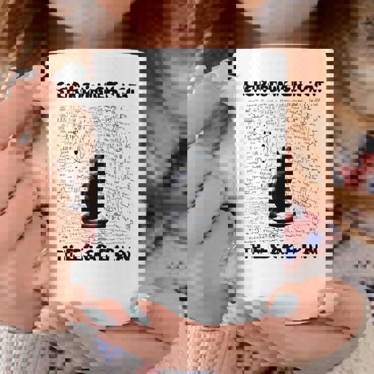 量子物理学教師シュレーディンガーの猫 脱出計画 コーヒーマグ 面白い贈り物