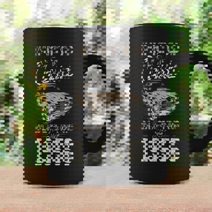 1956年生まれのクラシックカー 70歳の誕生日 コーヒーマグ ギフトのアイデア