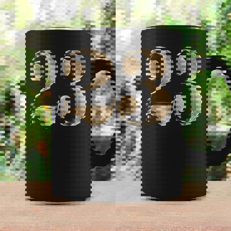 23 23 誕生日 お気に入り 数字 フルール・ド・リス コーヒーマグ ギフトのアイデア