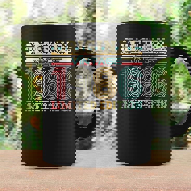 40 歳の誕生日 男性 オリジナル ヴィンテージ 1986 年 ギフト 長袖tシャツ コーヒーマグ ギフトのアイデア