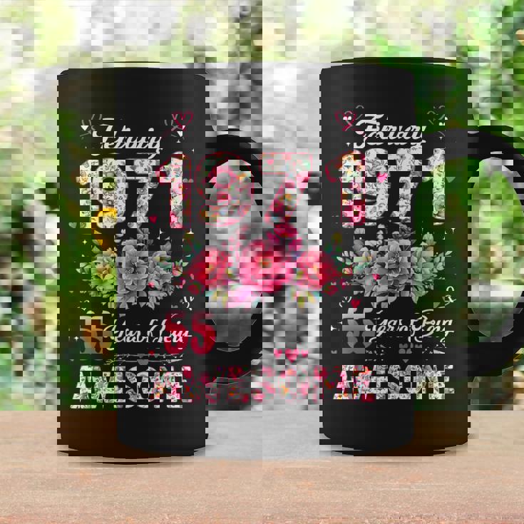 55歳 1971年2月 花柄 55歳 誕生日 男性 女性 コーヒーマグ ギフトのアイデア