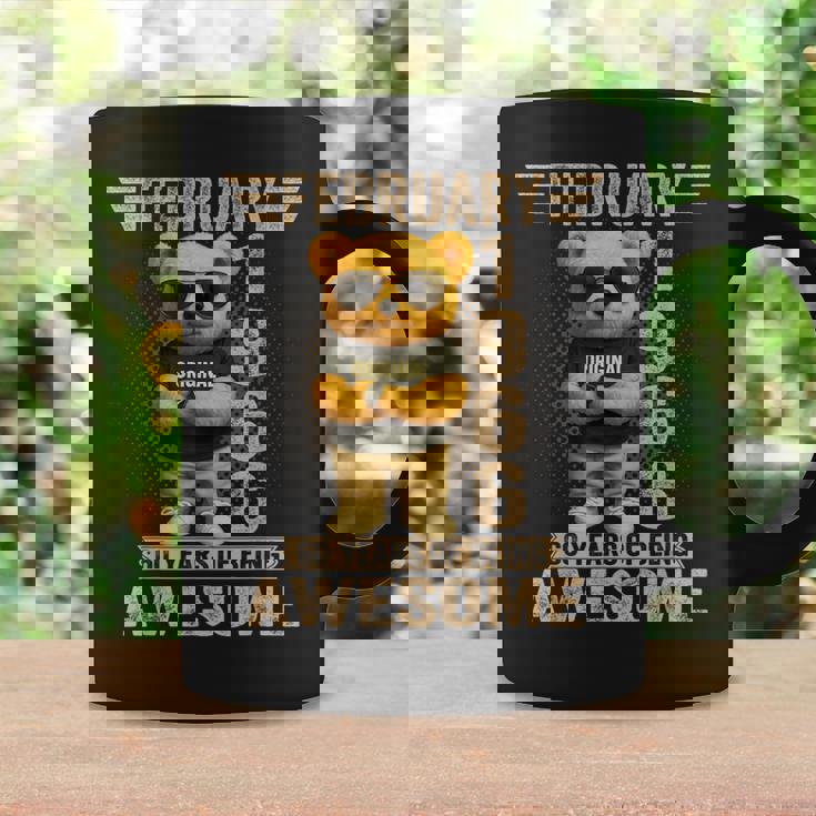 60歳 1966年2月 テディベア 60歳 誕生日 男性 女性 コーヒーマグ ギフトのアイデア