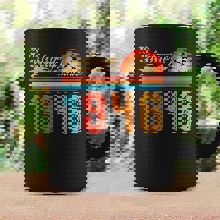 80歳の誕生日プレゼント 80歳 男性 女性 レトロ ヴィンテージ 1946 コーヒーマグ ギフトのアイデア