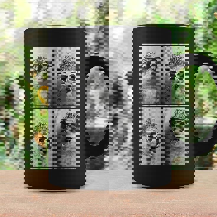 Adorable Hedgehog Sunglasses Animal Photo Forest Animal Coffee Mug Gifts ideas