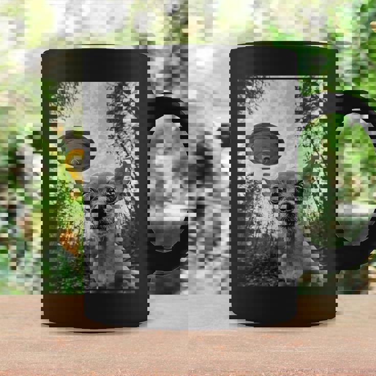 Alien Ufo Meme Chihuahua エイリアン Ufo ミーム チワワ コーヒーマグ ギフトのアイデア