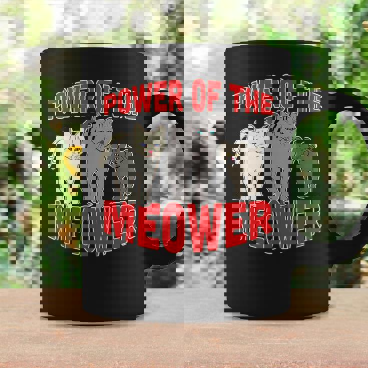 Catuperheros Power Of The Meower Feline Bossestrut Meow コーヒーマグ ギフトのアイデア