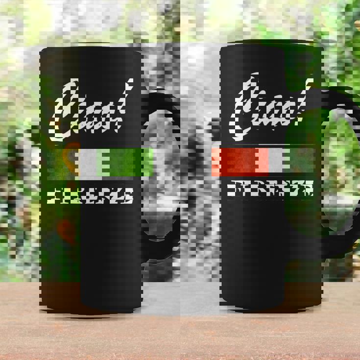 Ciao Italia トリコローレ イタリア国旗 フィレンツェ フィレンツェ イタリア 長袖tシャツ コーヒーマグ ギフトのアイデア