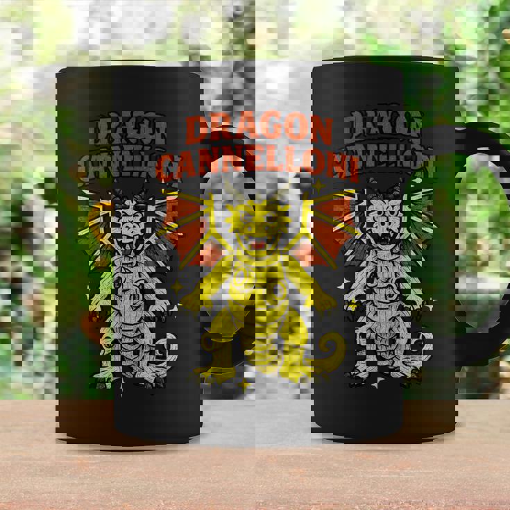 Dragon Cannelloni 面白いイタリアンブレインロットパスタスラングミーム コーヒーマグ ギフトのアイデア