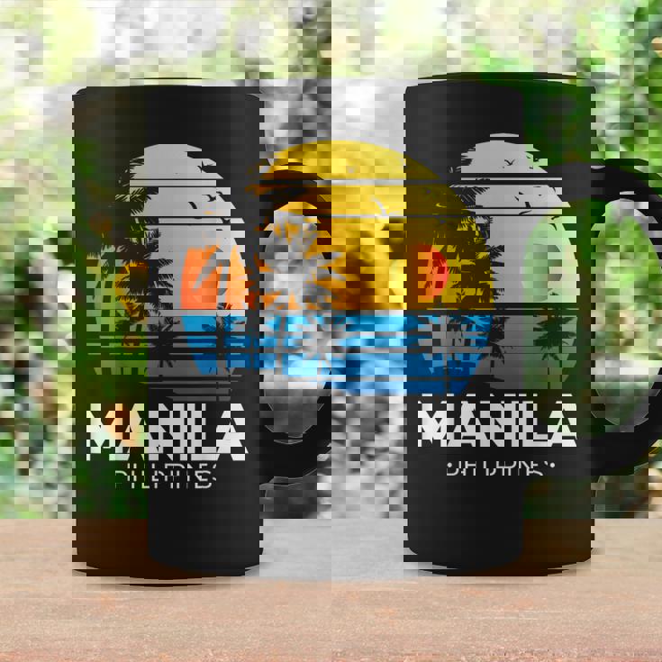 Filipina フィリピノ ヤシの木 マニラ トロピカル フィリピン コーヒーマグ ギフトのアイデア