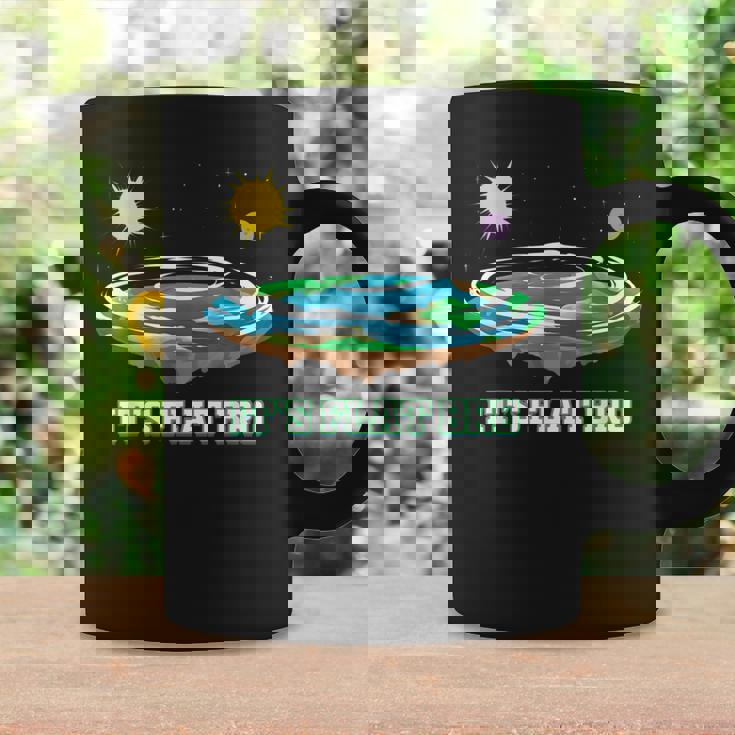 Flat Earth It's Flat Bro Conspiracy フラットアース コーヒーマグ ギフトのアイデア