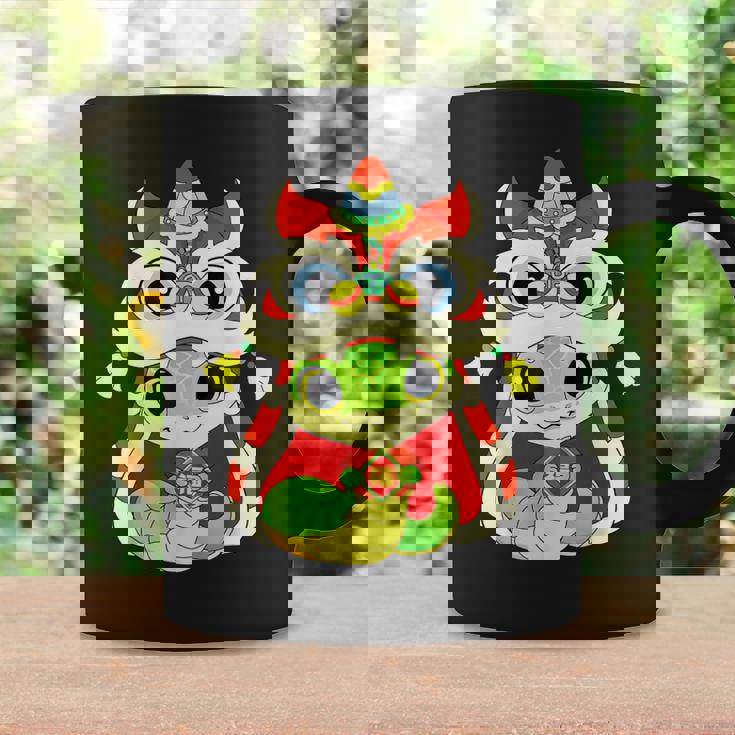 Happy Lunar Chinese New Year 2025 Cute Babynake Dragon コーヒーマグ ギフトのアイデア