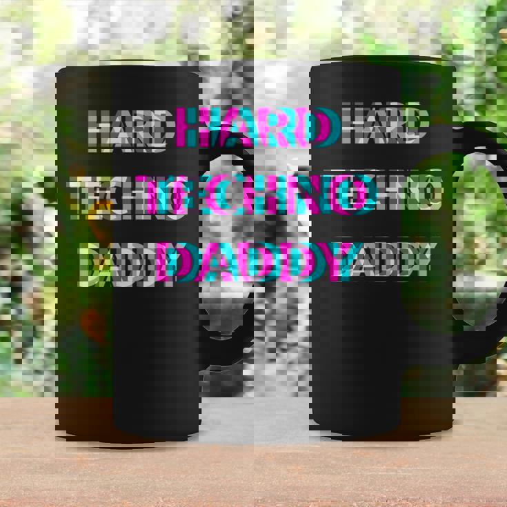 Hard Techno Daddy Edm Electro Music Festival Dad Father Rave コーヒーマグ ギフトのアイデア
