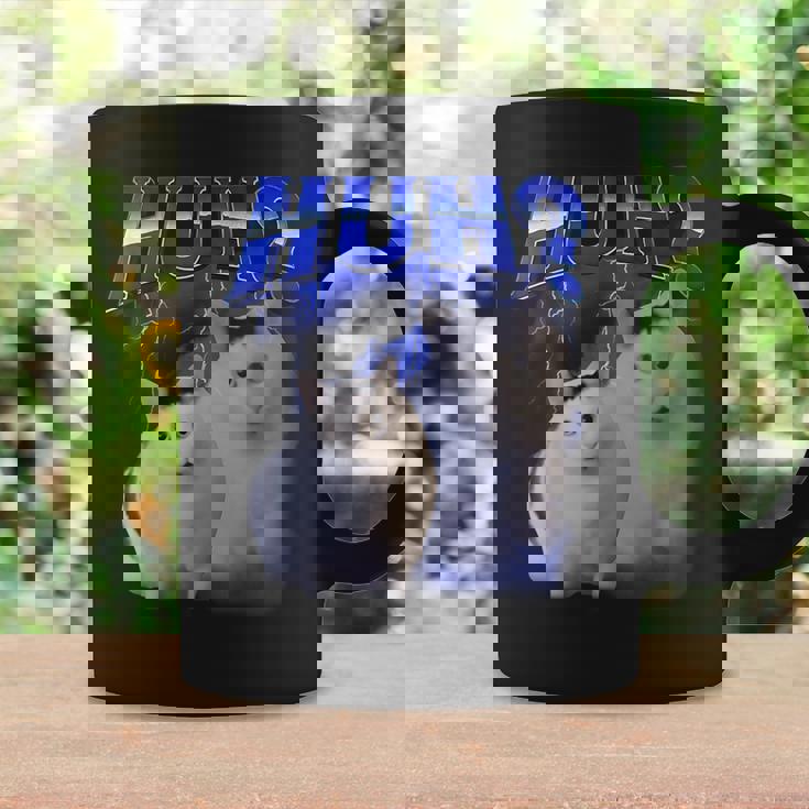 Huh ファニーダンクキャットミーム 女性&男性向け ヒンジなし グーフィーキャット コーヒーマグ ギフトのアイデア