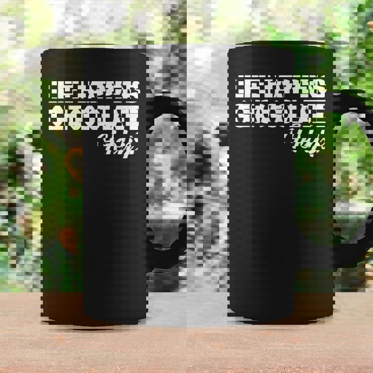 Life Happens チョコレートヘルプ コーヒーマグ ギフトのアイデア