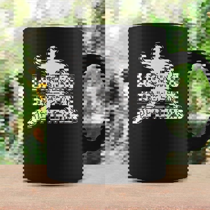 Losing Isn't An Option 長袖tシャツ コーヒーマグ ギフトのアイデア