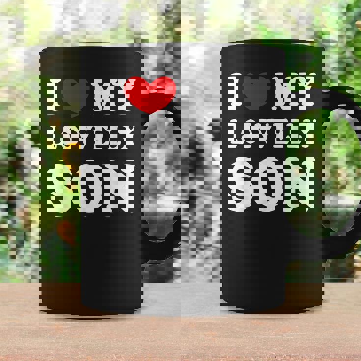 I Love My Lovelyon 愛しい息子を愛しています コーヒーマグ ギフトのアイデア
