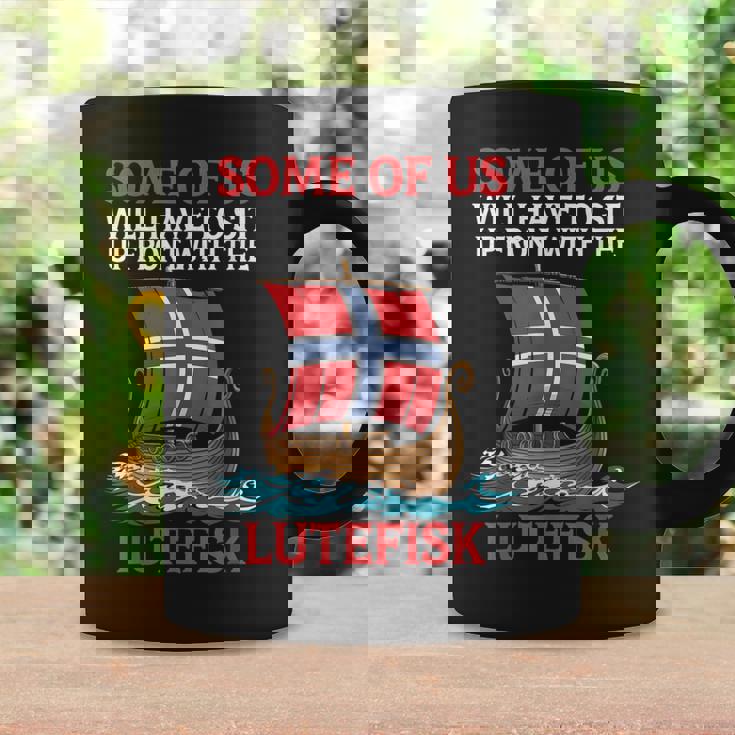 Lutefisk Who Will についてお子様に話さないでください。 コーヒーマグ ギフトのアイデア