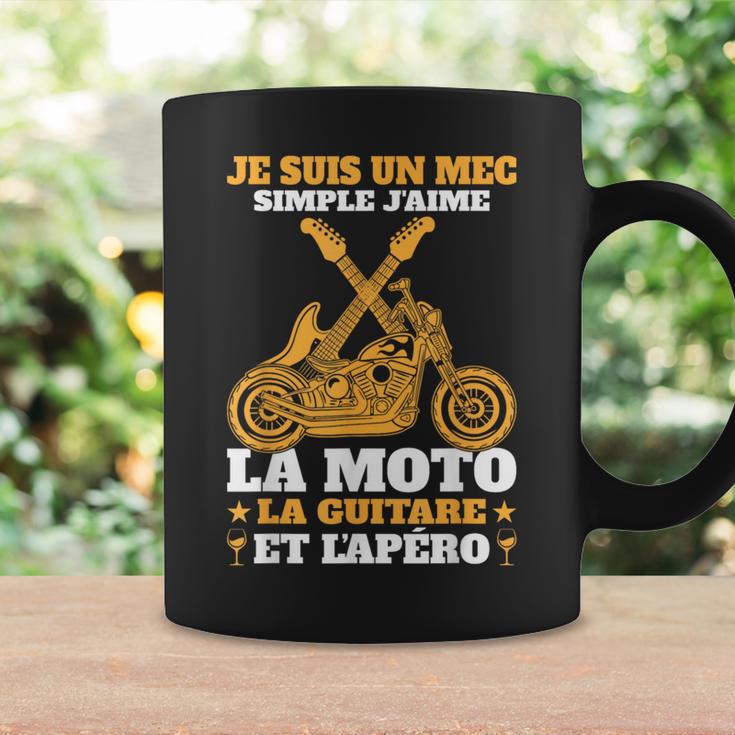 T-Shirt J'aime La Moto Et L'apéro - Cadeau Humoristique Pour Motard Biker
