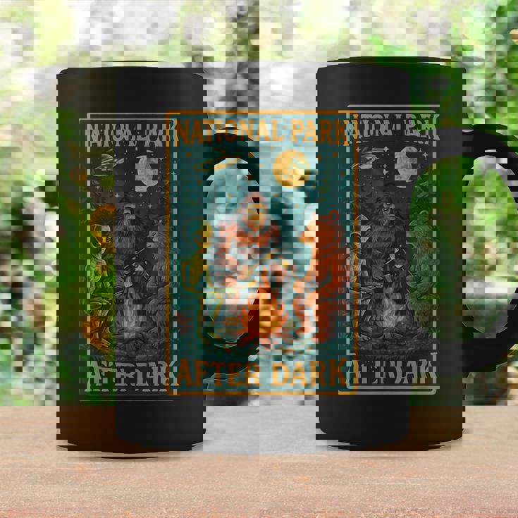 National Park After Dark Alien Bigfoot Bear Camping Coffee Mug Gifts ideas National Park After Dark Alien Bigfoot Bear Camping Coffee Mug Gifts ideas